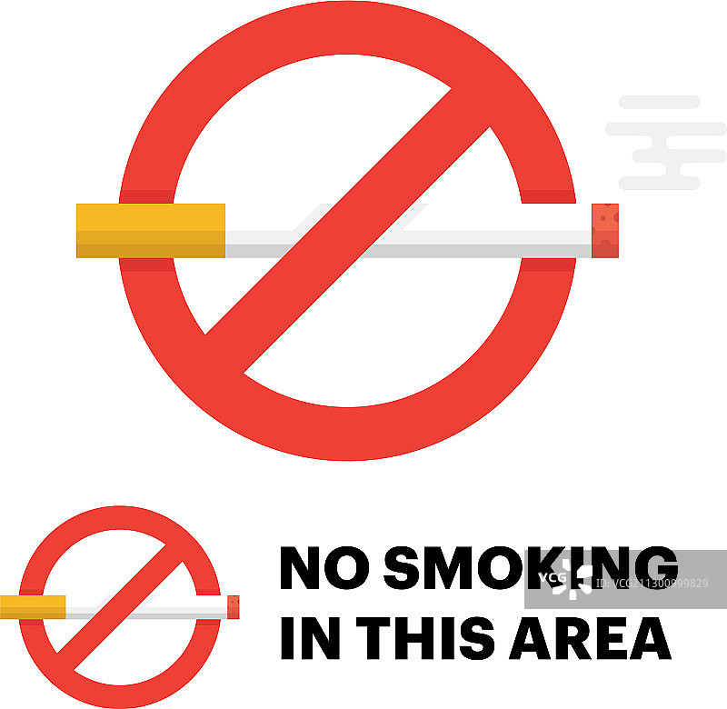 禁止吸烟标志图片素材
