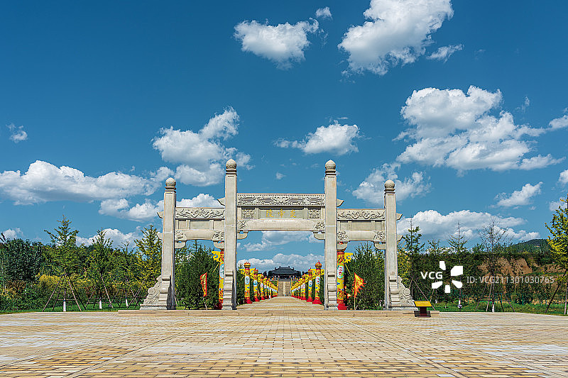 晋城炎帝陵风光图片素材