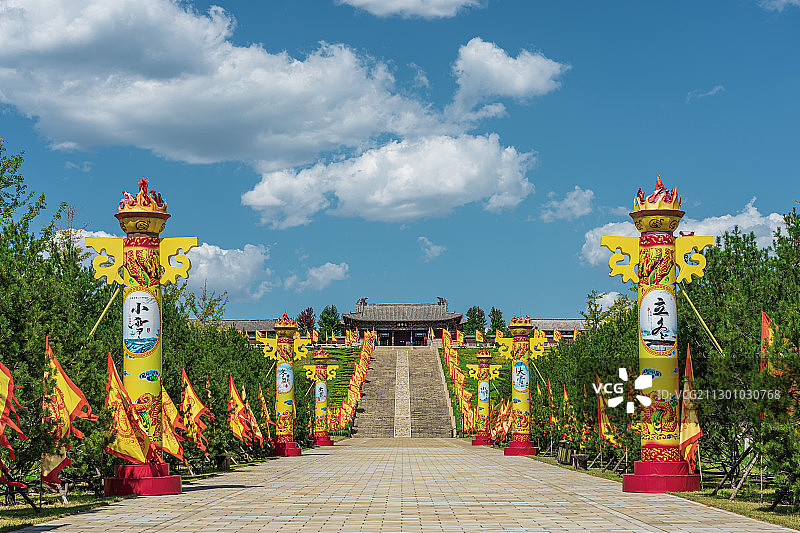 晋城炎帝陵风光图片素材