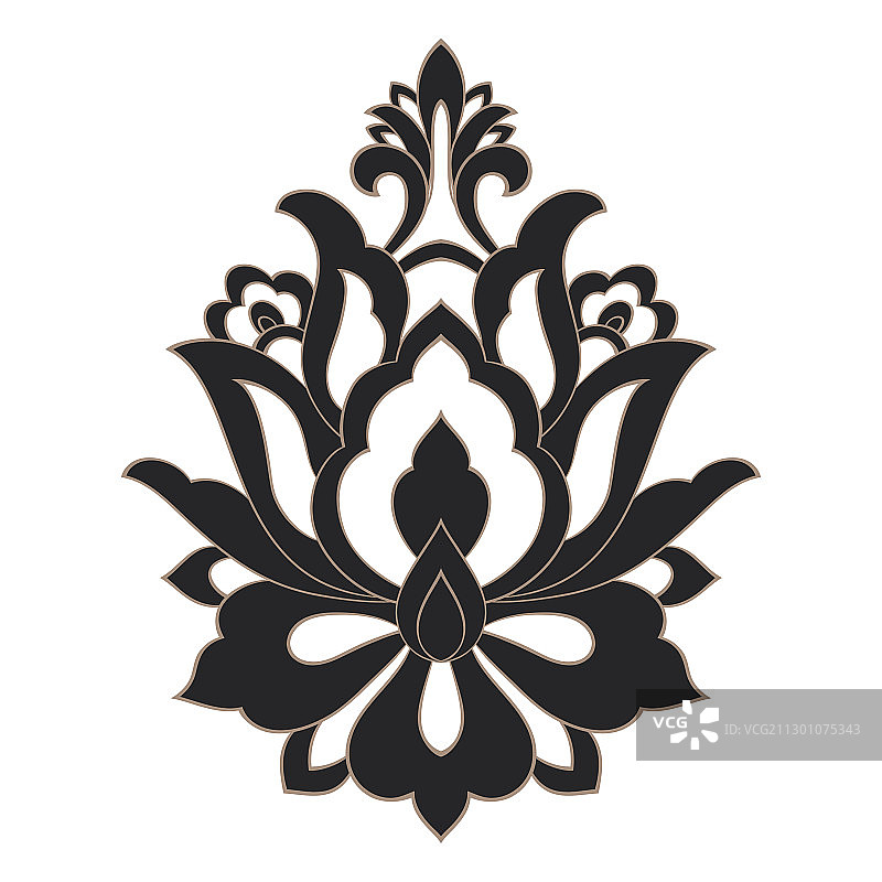 提花中心元素图片素材