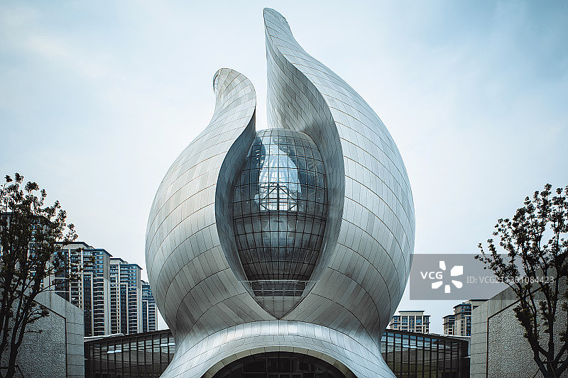 武汉市光谷中国建筑科技馆图片素材