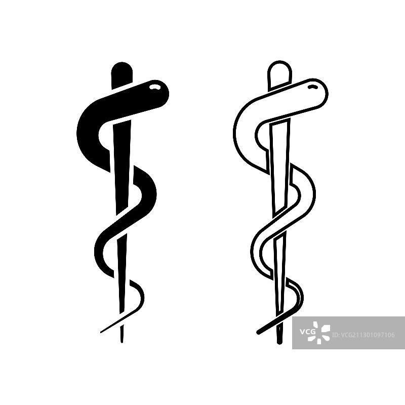 急救医疗蛇形隔离图标急救图片素材