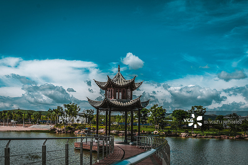 云南开远知花小镇图片素材