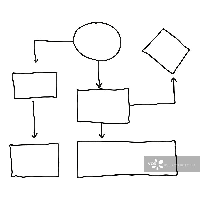 抽象流程图图片素材