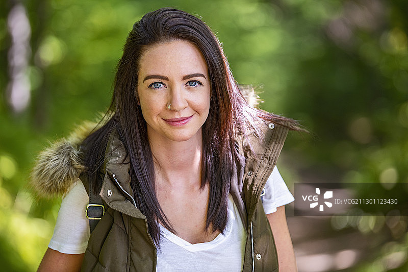 自然保护区的秋季漫步图片素材