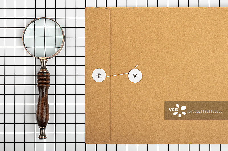 开启档案调查真相刑侦推理小说图片素材