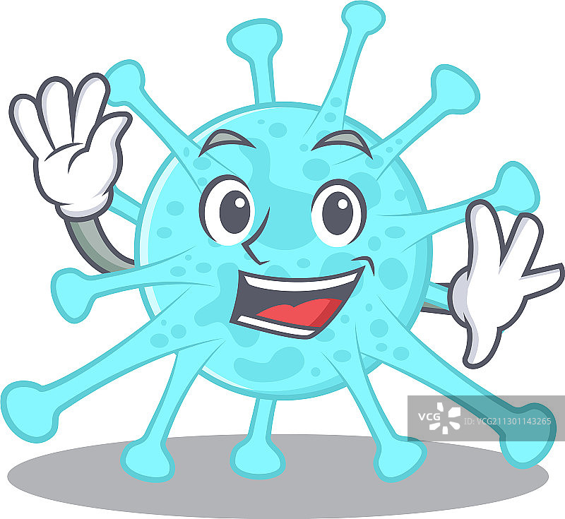 富有魅力的Cegacovirus吉祥物设计风格图片素材