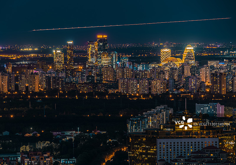 夜色望京图片素材