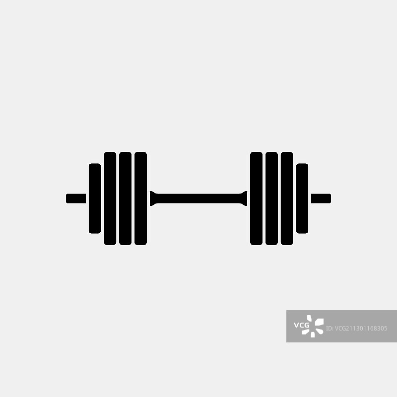 杠铃图标logo设计重量训练图片素材