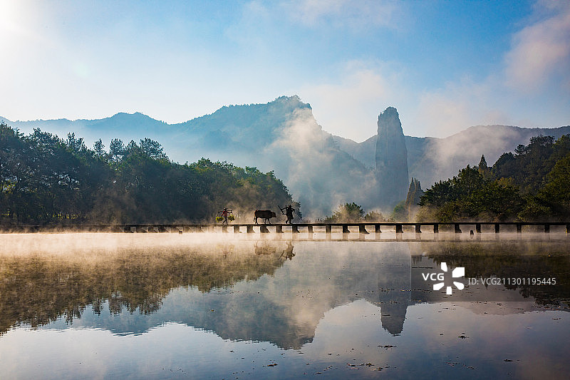 仙都之晨图片素材