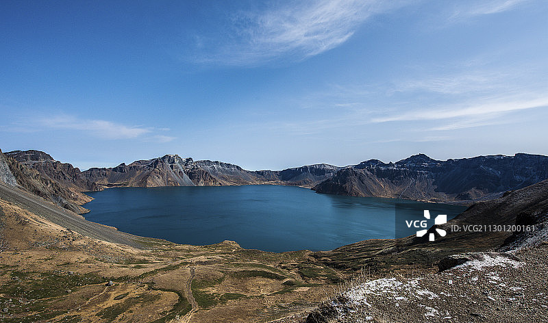 长白山天池图片素材