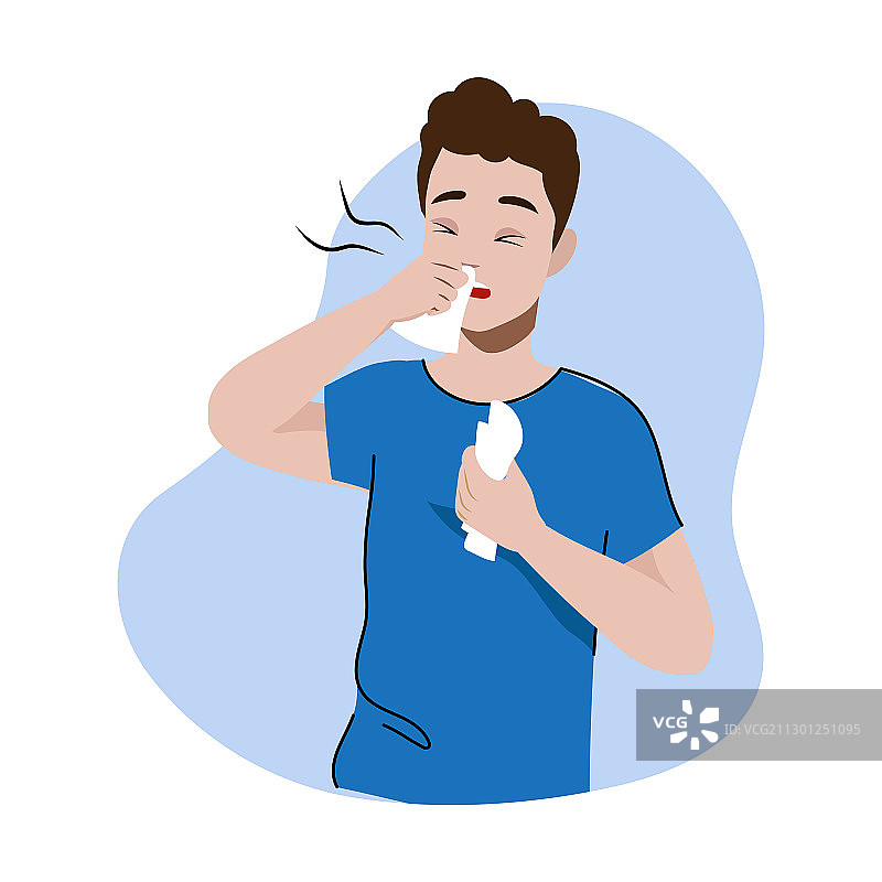 冠状病毒流感感染概念图片素材