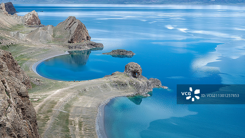 纳木错圣象天门北岸风光图片素材