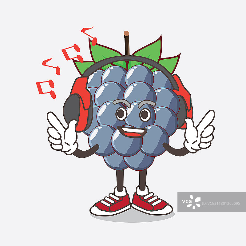 露莓水果卡通吉祥物图片素材