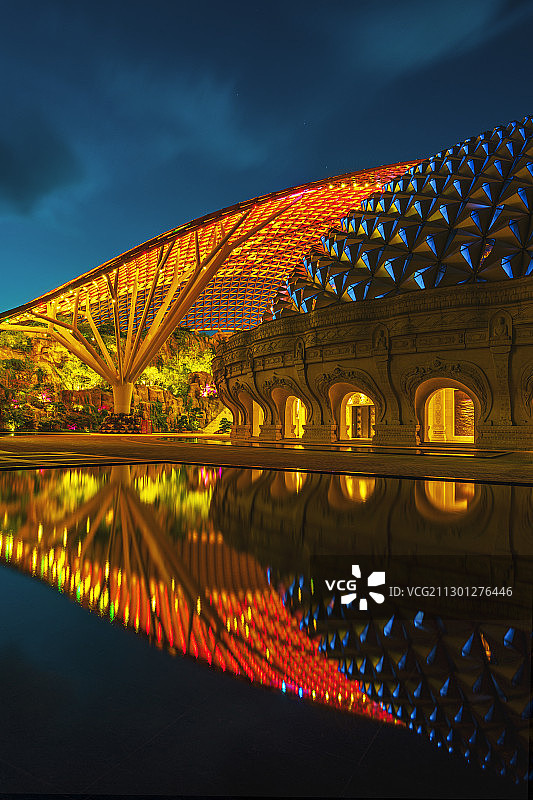 璀璨佛顶宫，南京牛首山图片素材