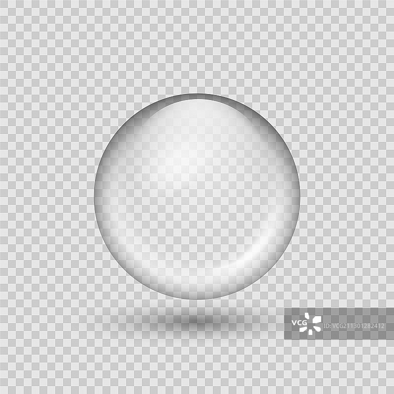 透明阴影球体图片素材