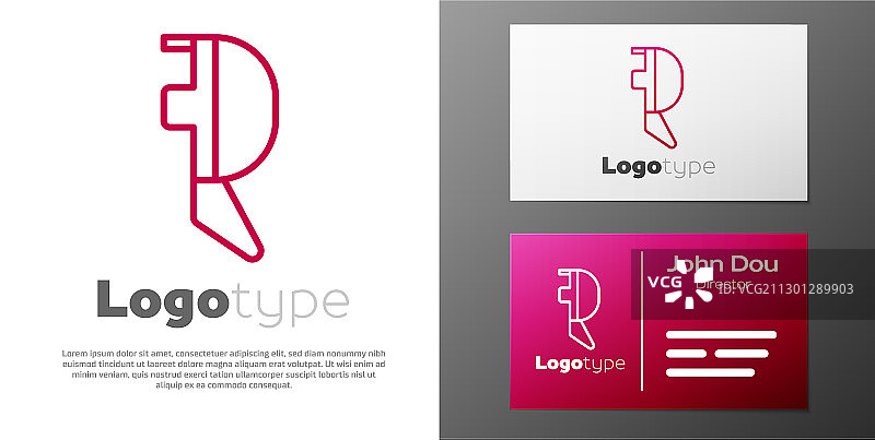 击剑头盔面罩图标logo图片素材
