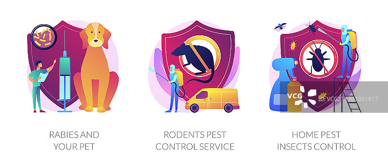 寄生虫防护概念的隐喻图片素材