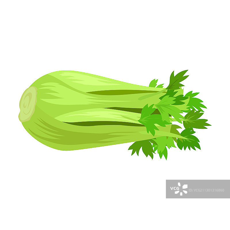 芹菜卡通图标图片素材