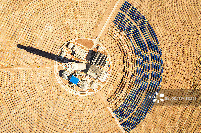 中广核德令哈50MW光热发电厂图片素材