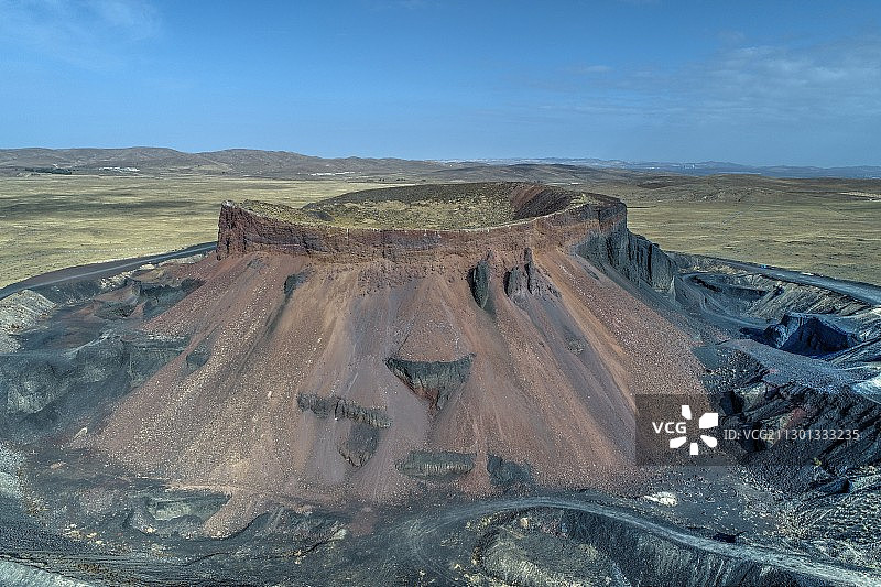 乌兰察布火山图片素材