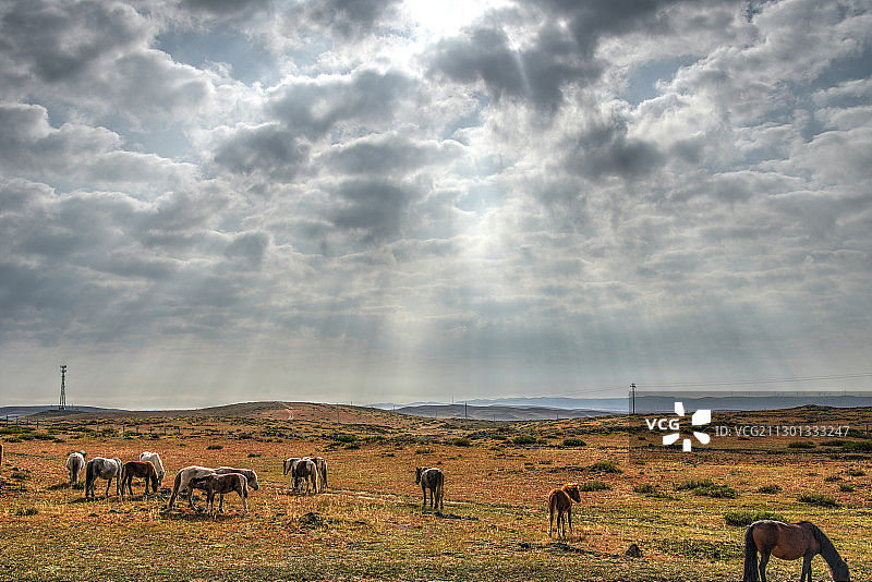 乌兰察布火山图片素材