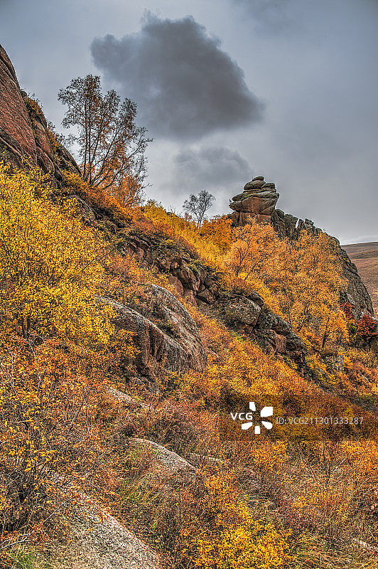 乌兰察布火山图片素材