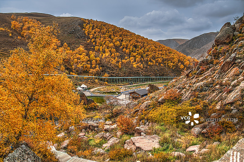 乌兰察布火山图片素材