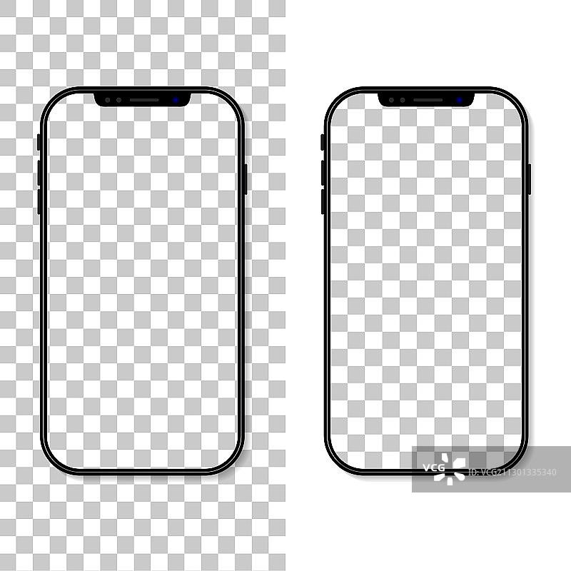 手机屏幕框架和模板图片素材