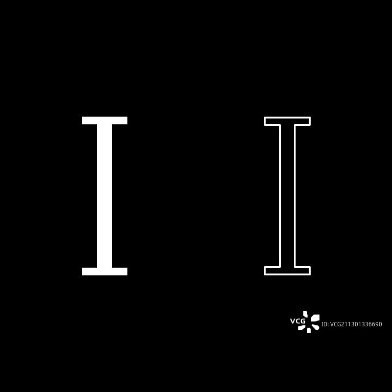 iota希腊字母大写字体图片素材