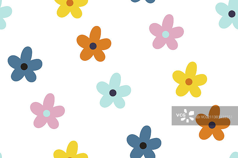 小碎花背景无缝图案图片素材