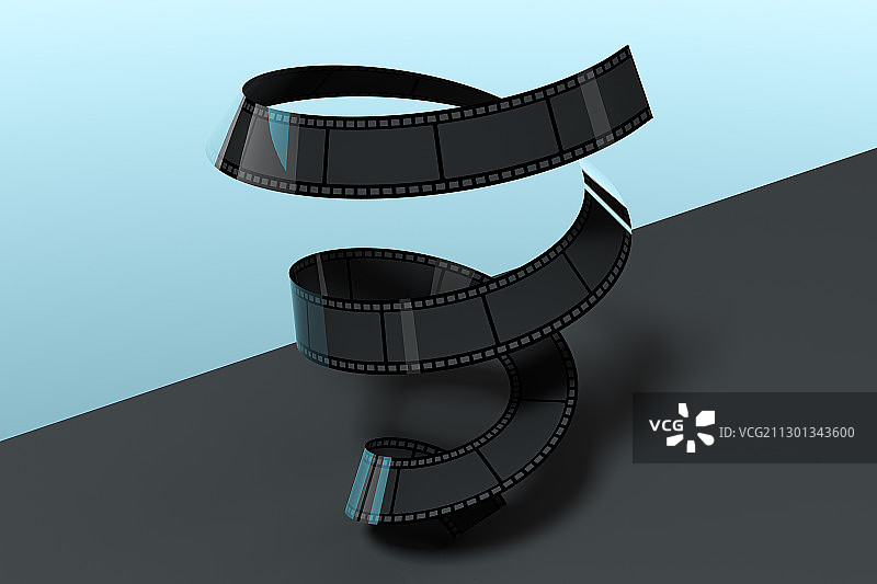 电影工业胶卷 3D渲染图片素材