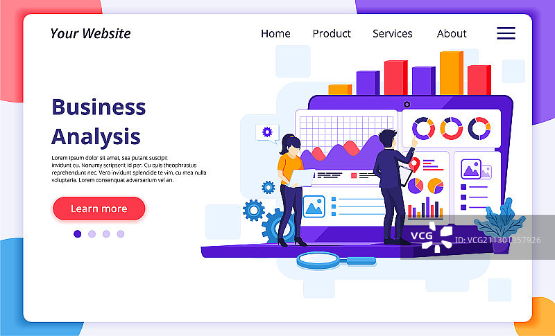 商业分析概念图片素材