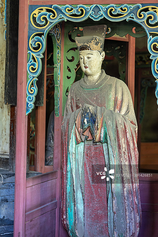 太原晋祠圣母殿图片素材