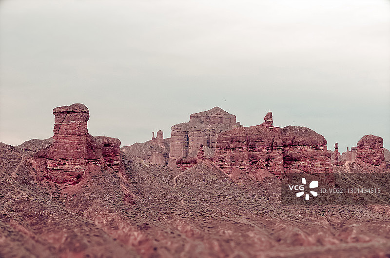 张掖冰沟风光图片素材