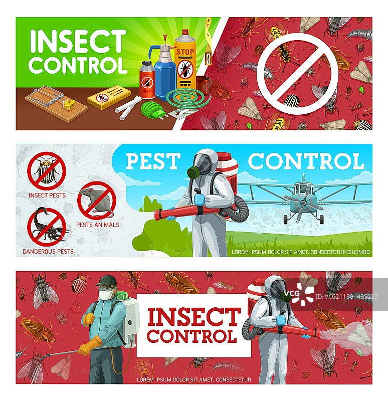 昆虫害虫防治空中杀虫服务图片素材