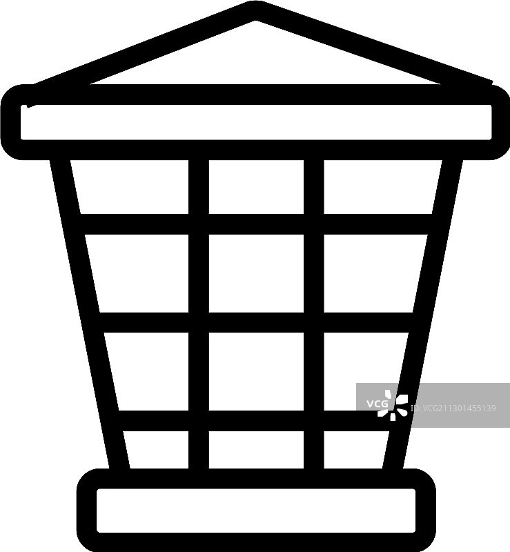 高空安全网图标轮廓图片素材