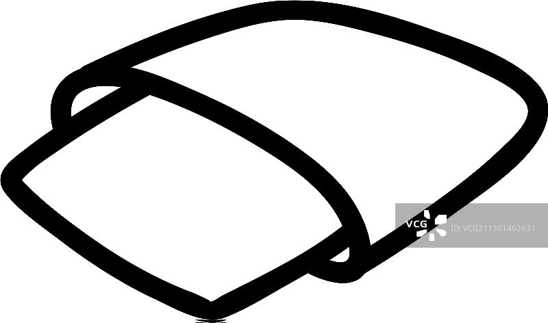 枕套图标轮廓图片素材