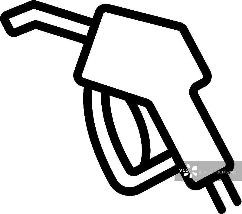 加油枪起重机图标轮廓图片素材