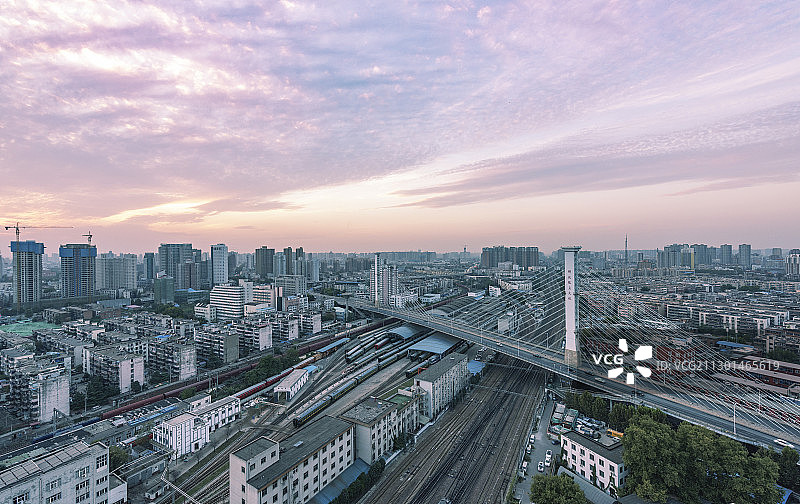 郑州市解放路立交桥图片素材