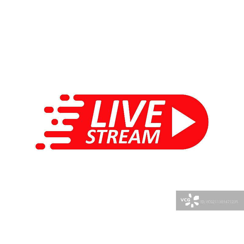 直播红色符号按钮图片素材