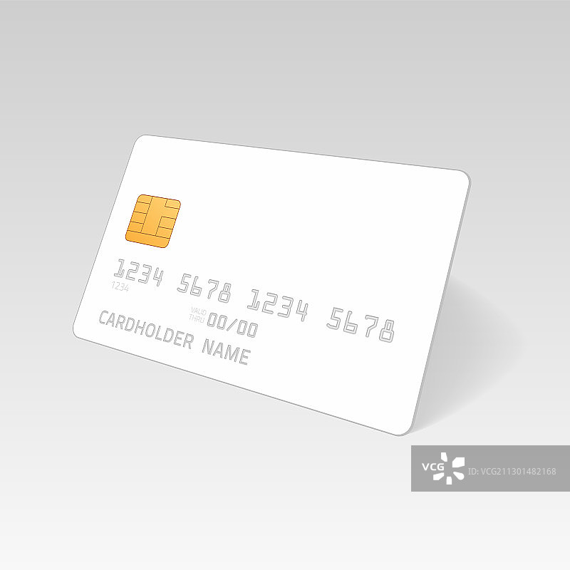 空白信用卡模板图片素材