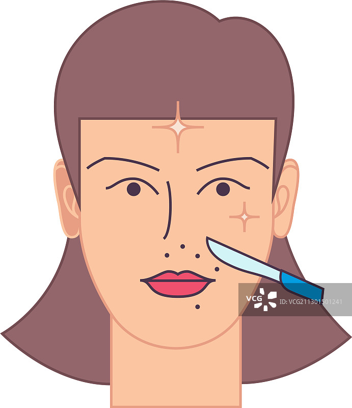 皮肤刨削术图标图片素材