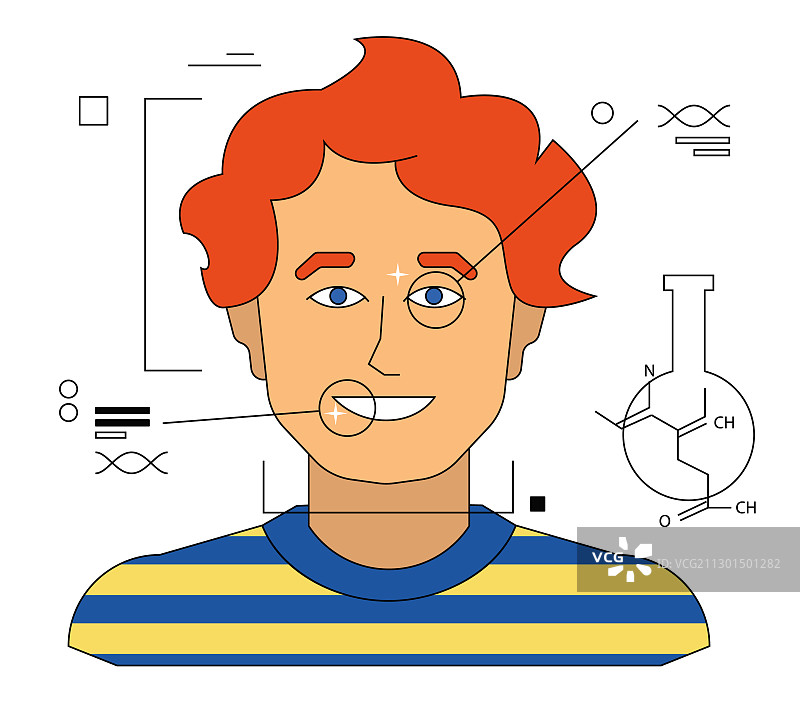 基因编辑技术增强人体图片素材