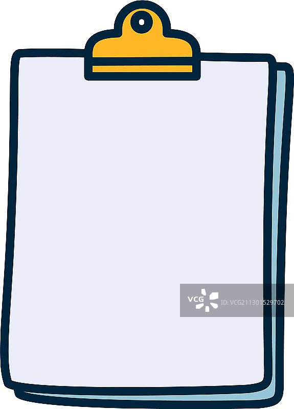 剪贴板图标线条填充样式图片素材