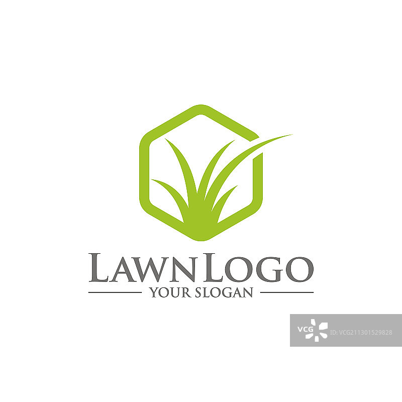 草坪护理标志设计图片素材