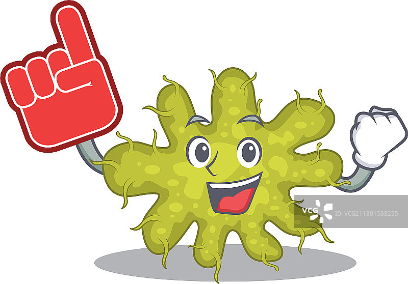 卡通细菌角色设计图片素材