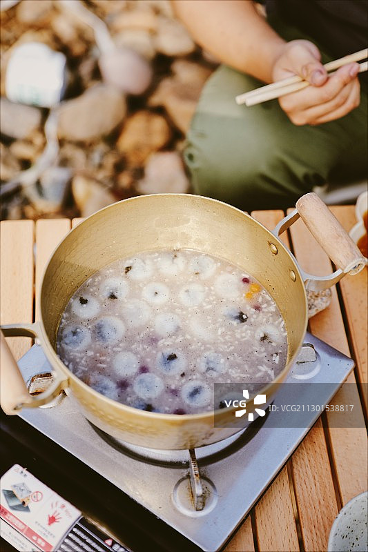 酒酿圆子 户外美食图片素材