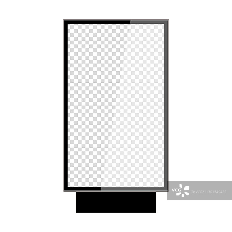 逼真户外灯箱图片素材