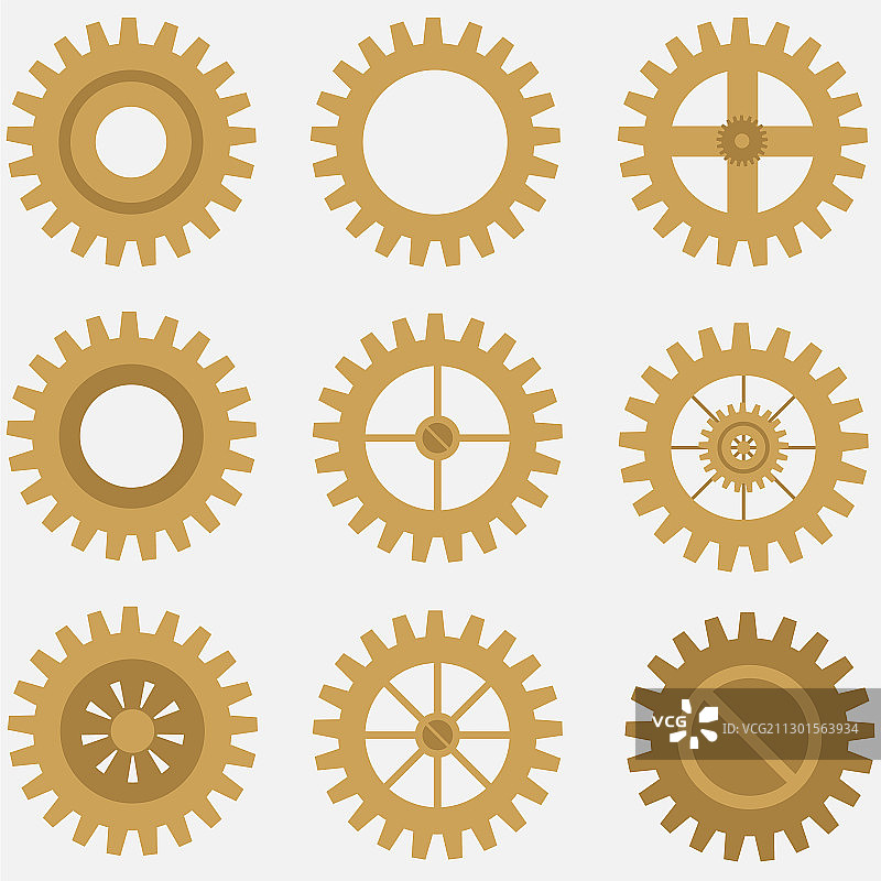 蒸汽朋克风格齿轮装置图片素材